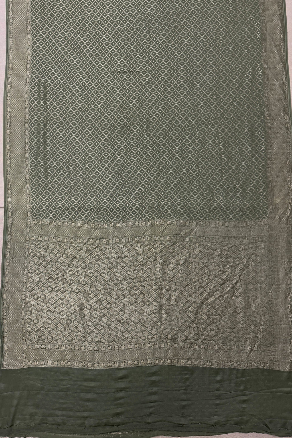 Mint Green Georgette Saree