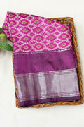 Magenta Pink Silk Saree