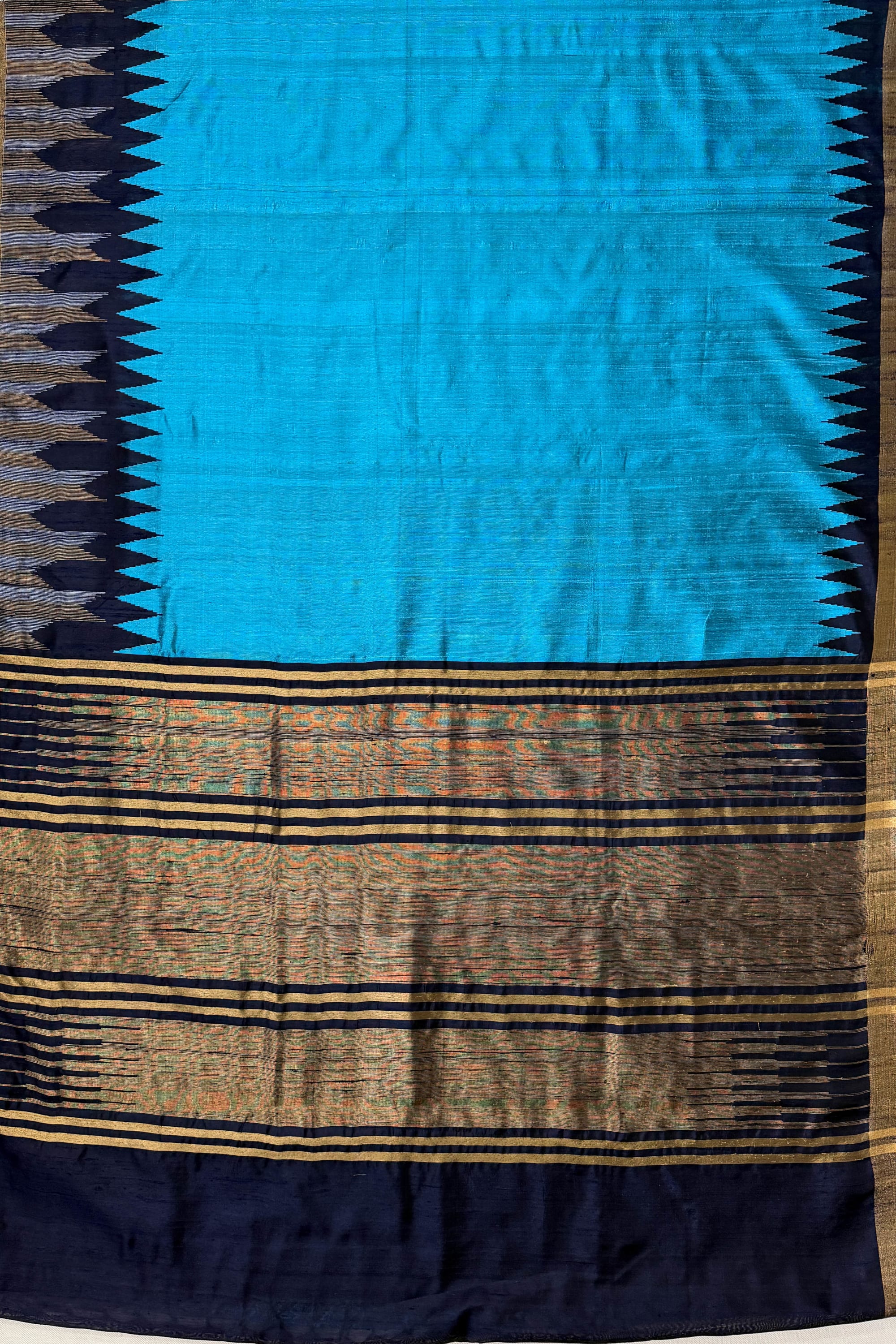 Navy Blue Silk Saree