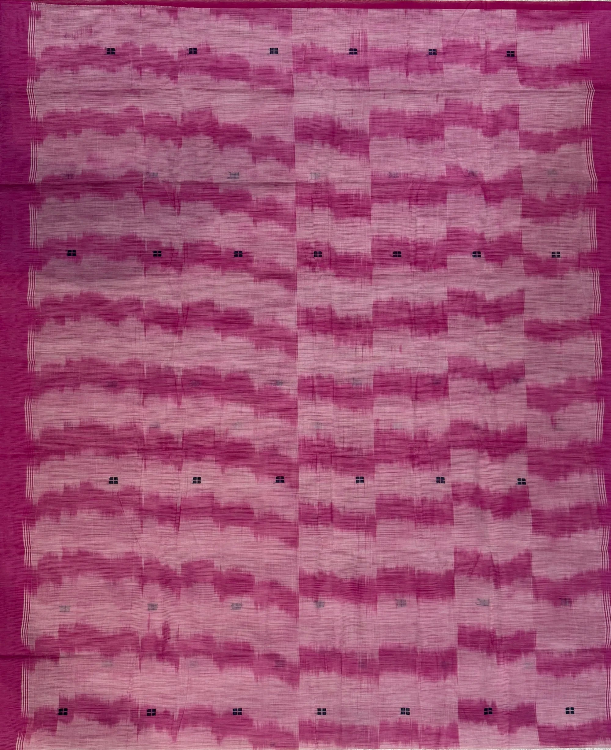 Pink White Kanchi Cotton Saree