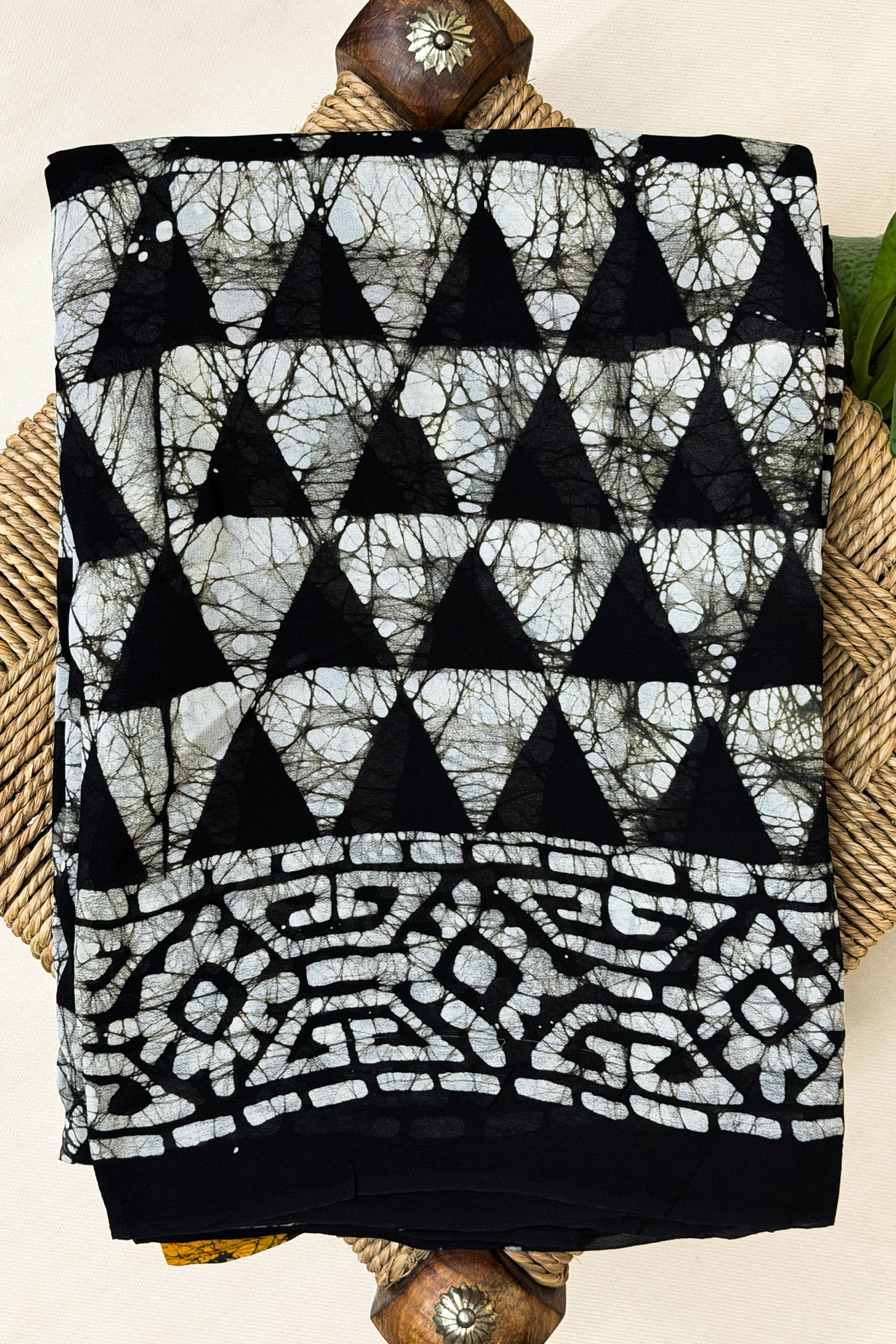 Black Georgette Saree