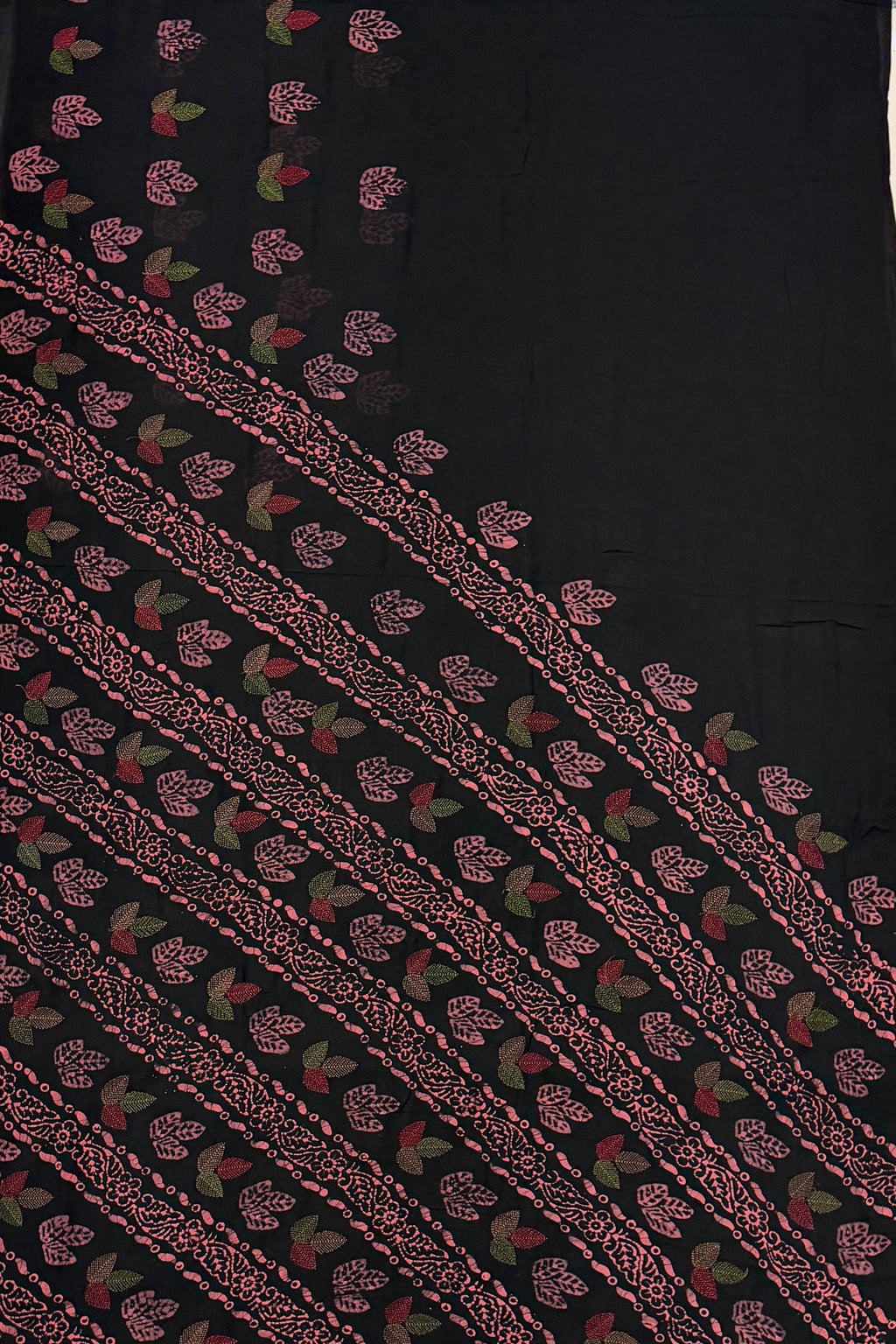 Black Georgette Saree