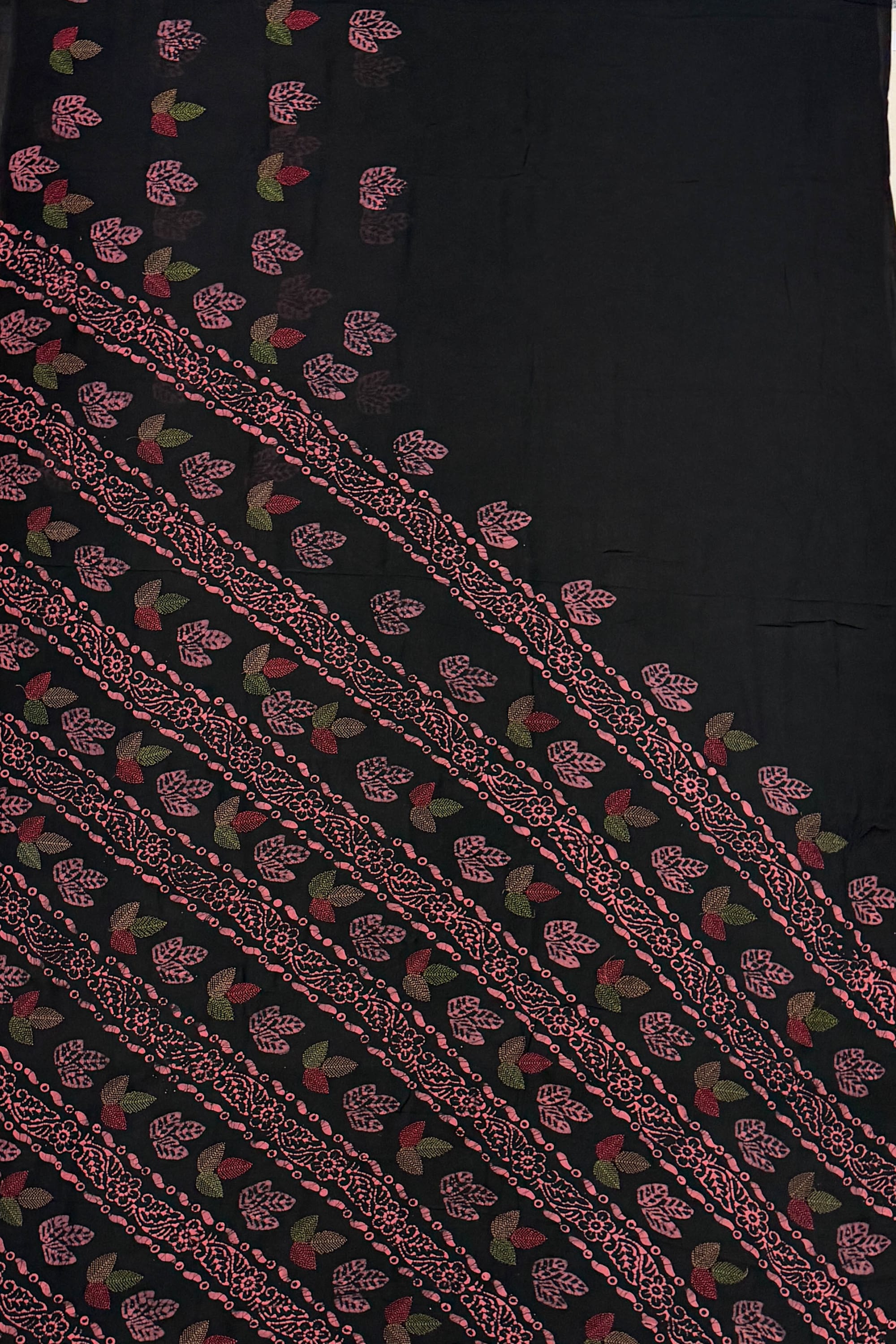 Black Georgette Saree