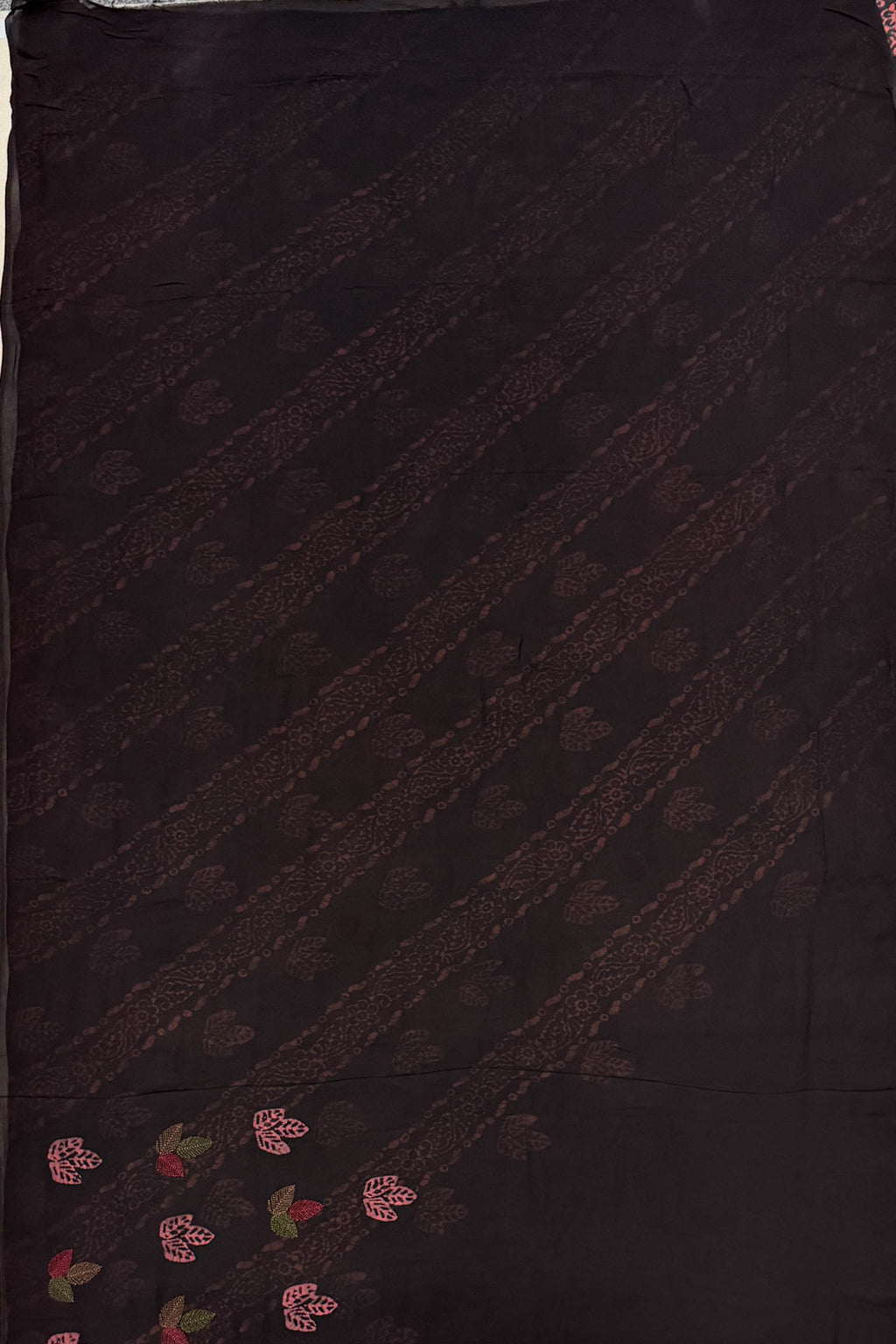 Black Georgette Saree