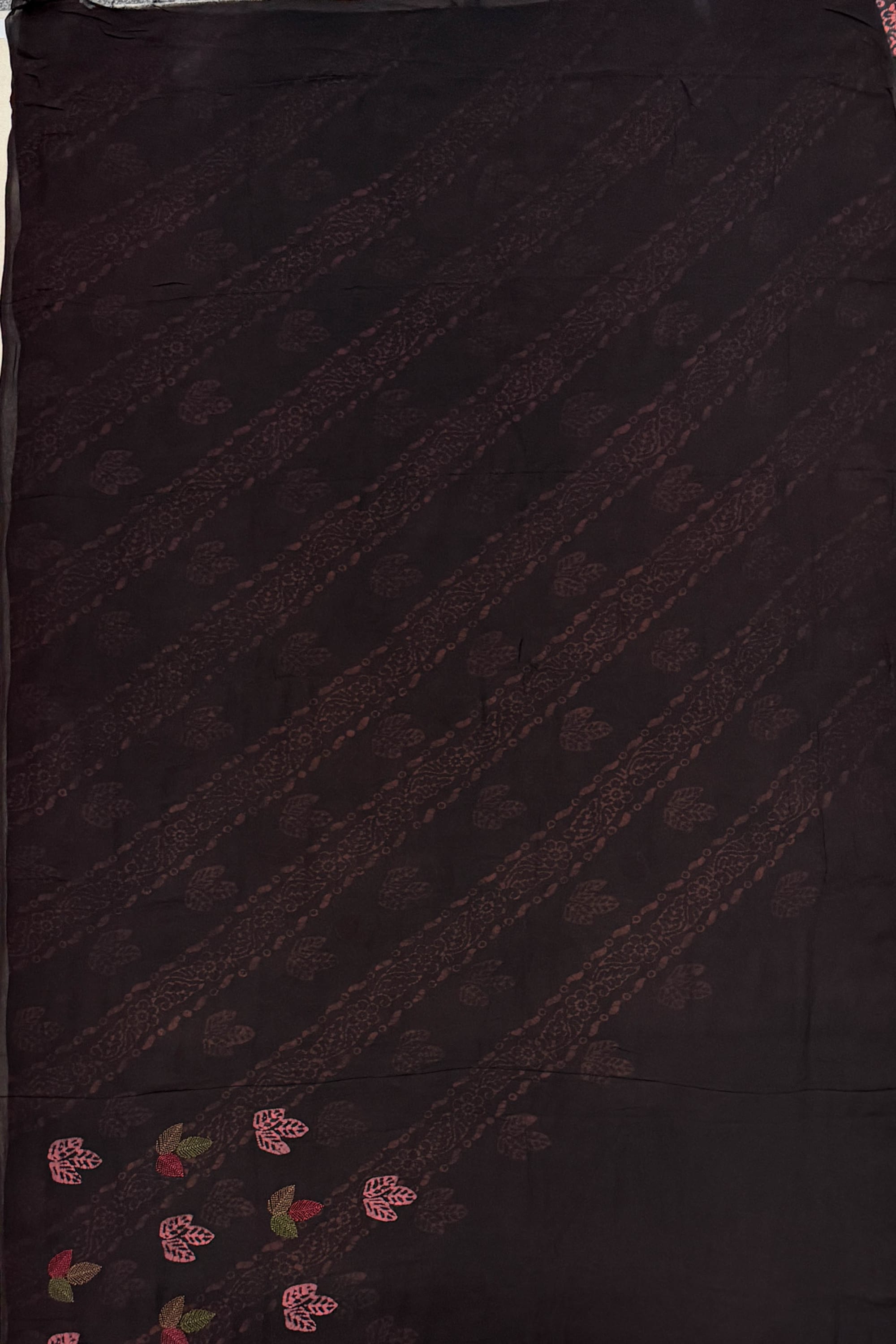 Black Georgette Saree