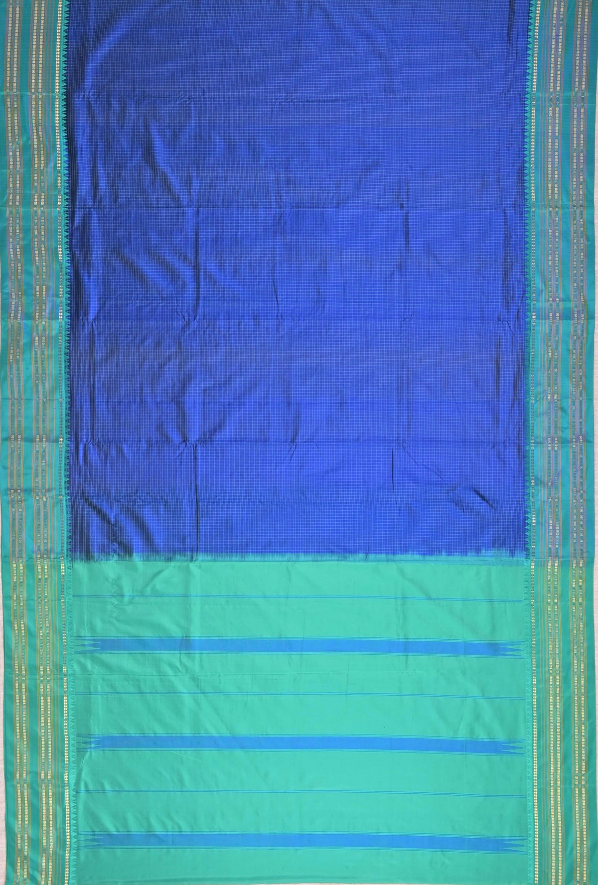 Royal Blue Narayanpet Silk Saree